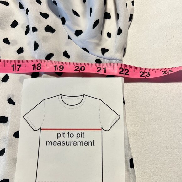 Jones & Co. Jones New York Polka Dot Blouse, Size L Feminine & Classic Preppy - Picture 5 of 10